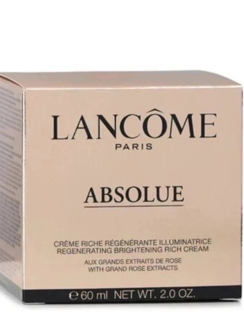 NEW Lancôme Absolue Rich Cream 60ml / 2.0 oz Sealed Luxury Face Moisturizer - Picture 2 of 2